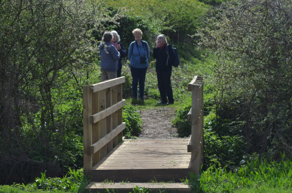 Walkers taking a rest